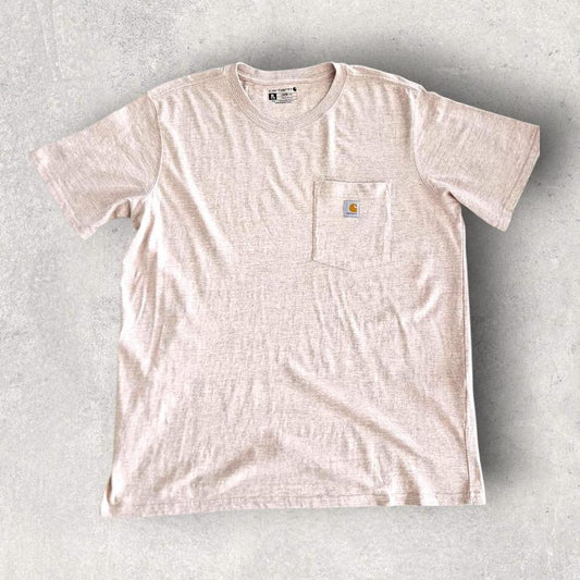 Carhartt Light Pink Pocket Tee - L Carhartt Light Pink Pocket Tee - L Lizard Vintage Clothes
