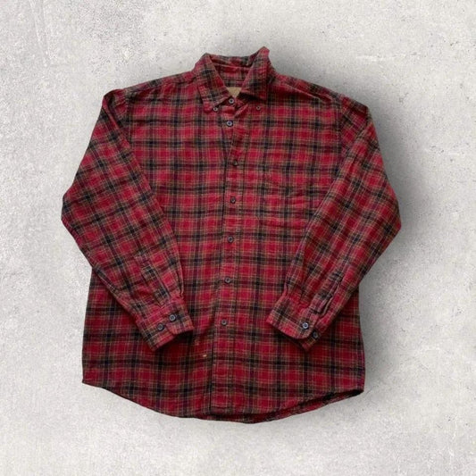 Vintage flannel shirt - S חולצת פלאנל וינטג' משובצת מידה S