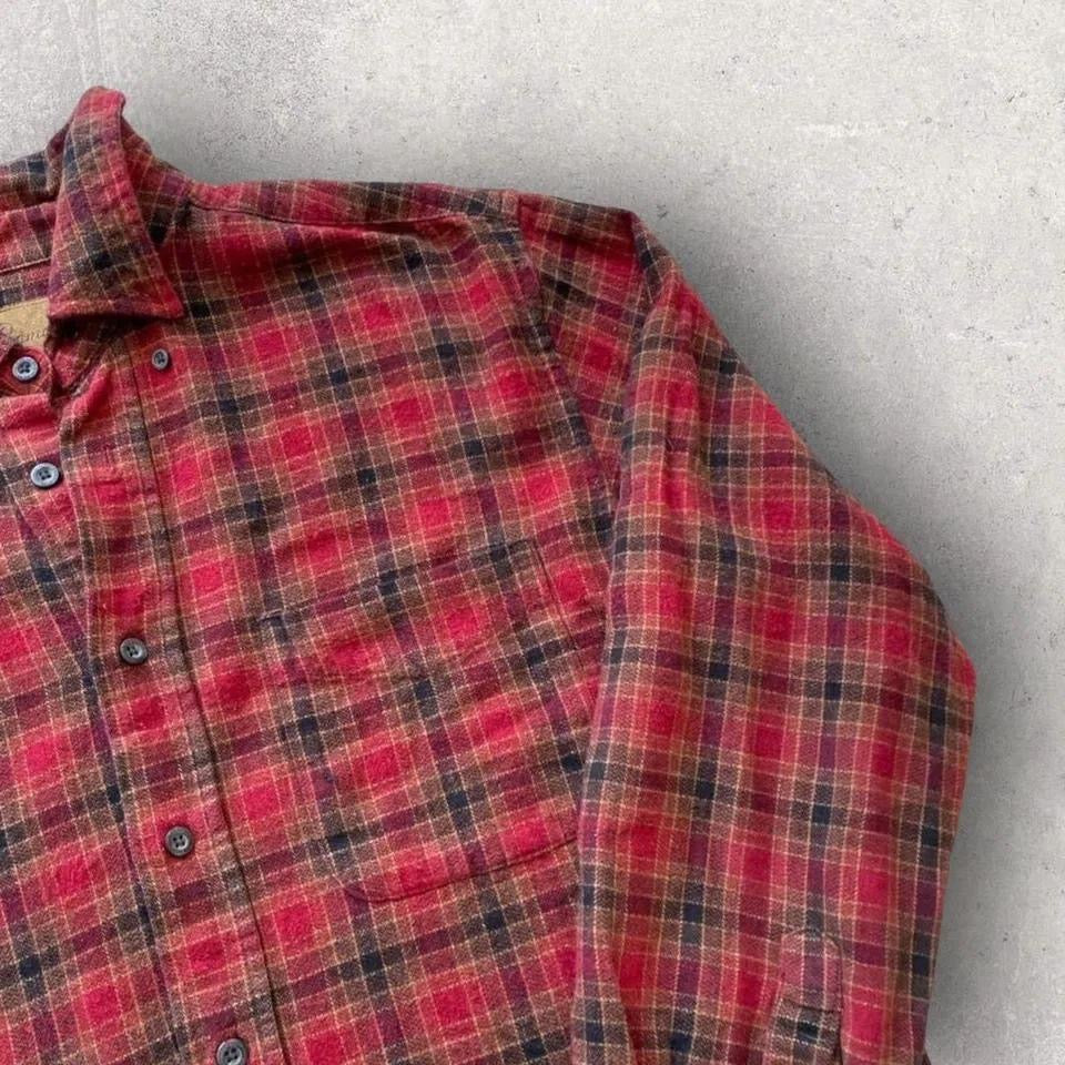 Vintage flannel shirt - S חולצת פלאנל וינטג' משובצת מידה S