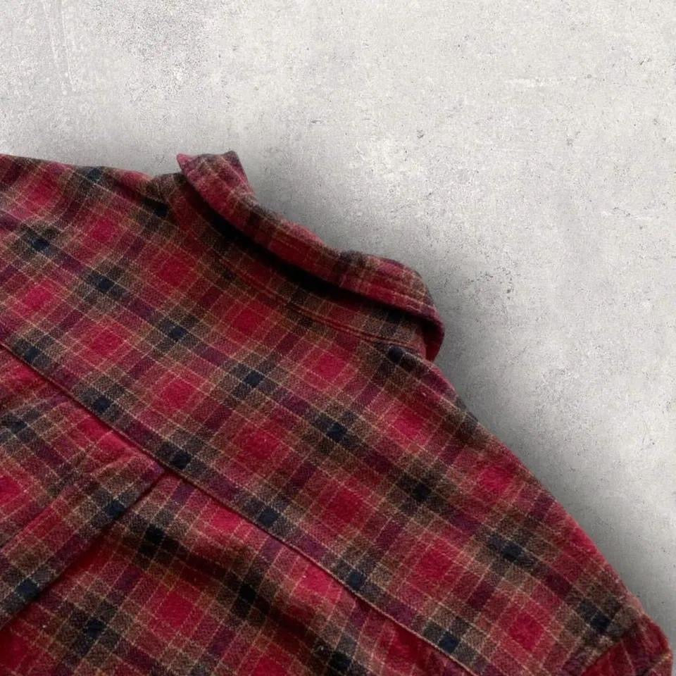 Vintage flannel shirt - S חולצת פלאנל וינטג' משובצת מידה S