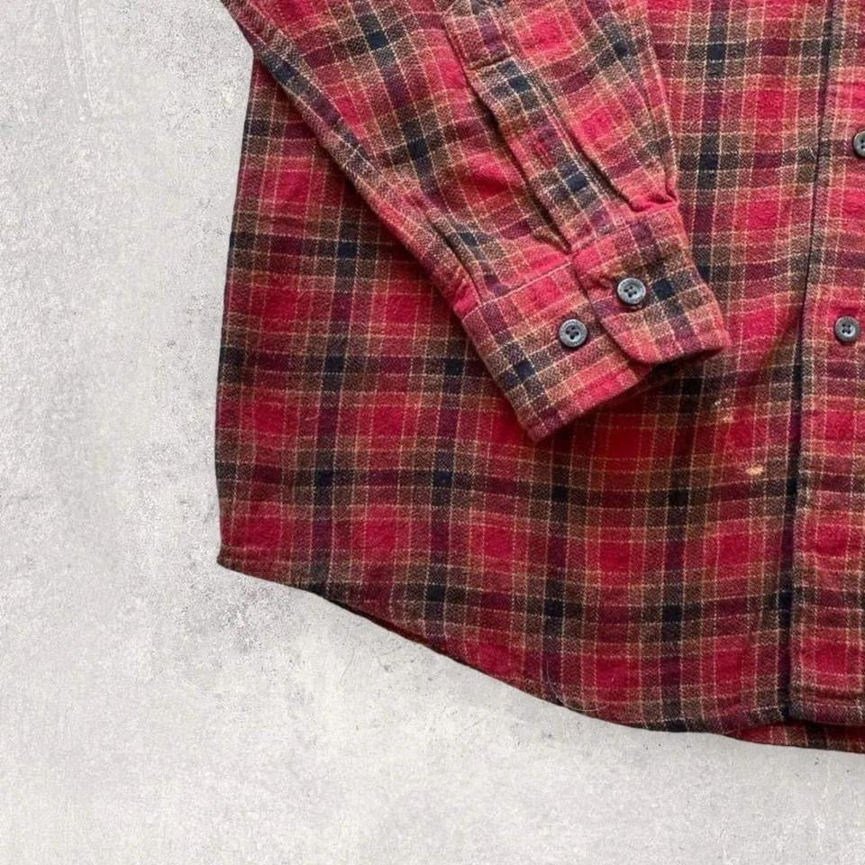 Vintage flannel shirt - S חולצת פלאנל וינטג' משובצת מידה S