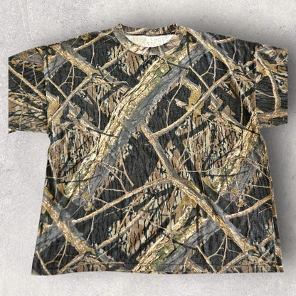 Vintage Mossy Oak Real Tree Camo Tee - XXL Vintage Mossy Oak Real Tree Camo Tee - XXL Lizard Vintage Clothes