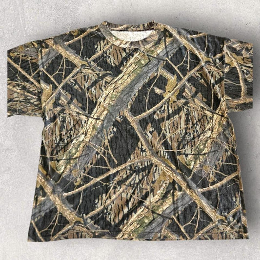 Vintage Mossy Oak Real Tree Camo Tee - XXL Vintage Mossy Oak Real Tree Camo Tee - XXL Lizard Vintage Clothes