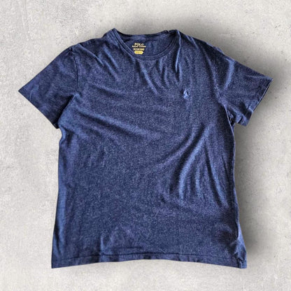 Polo Ralph Lauren Navy T-shirt - S Lizard Vintage Clothes T-Shirts