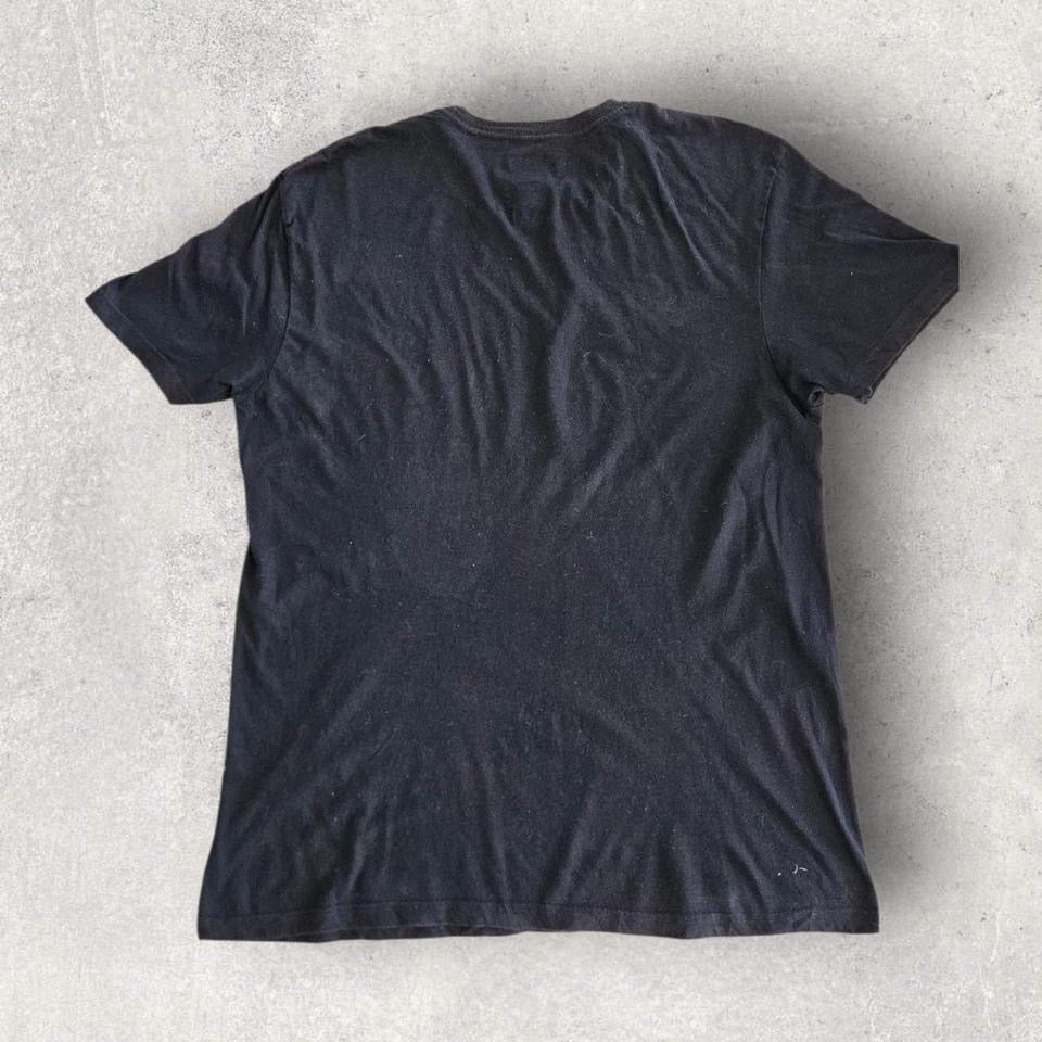 Polo Ralp Lauren Black Polo Tee - XL Lizard Vintage Clothes Polos