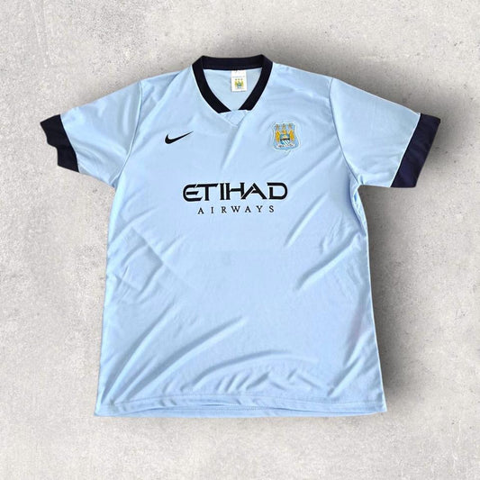 Vintage Manchester City Polo - XL Lizard Vintage Clothes Jerseys