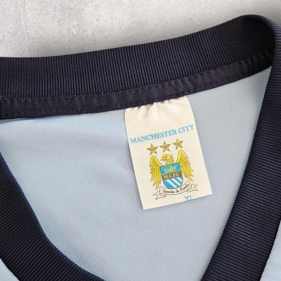Vintage Manchester City Polo - XL Lizard Vintage Clothes Jerseys