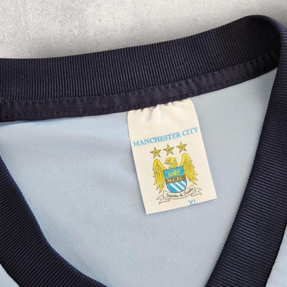 Vintage Manchester City Polo - XL Lizard Vintage Clothes Jerseys