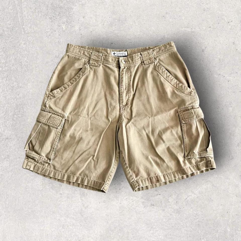 Cream Columbia Sportswear cargo shorts W34 vintage streetwear        