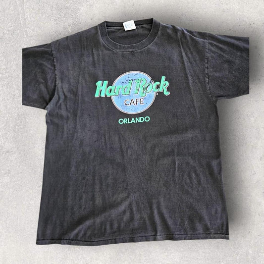 Vintage Hard Rock Cafe Logo T-shirt - XL Lizard Vintage Clothes T-Shirts