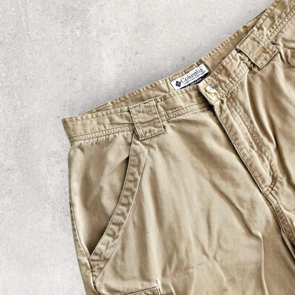 Cream Columbia Sportswear cargo shorts W34 vintage streetwear        