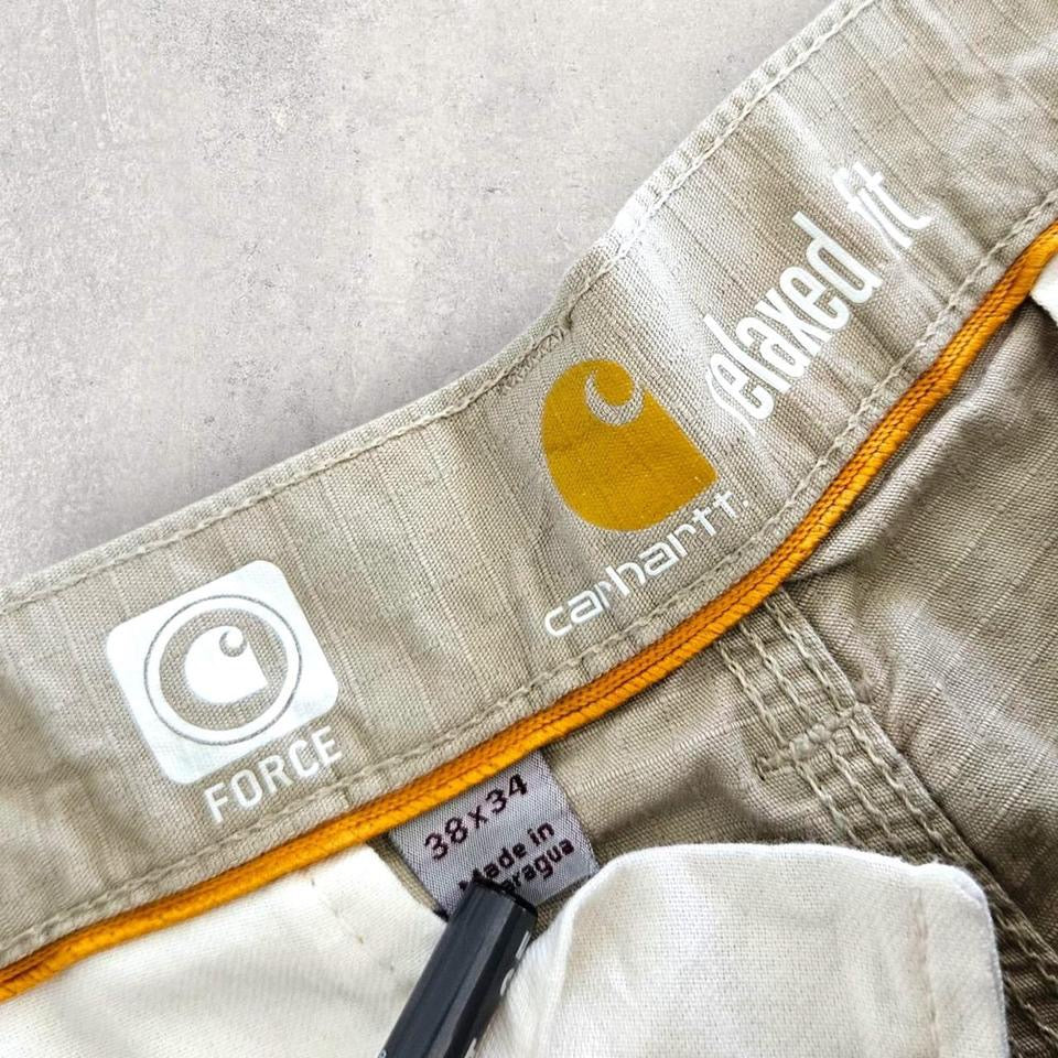 Carhartt ‘Force’ Camel Cargo Shorts - 38carharttCarhartt ‘Force’ Camel Cargo Shorts - 38