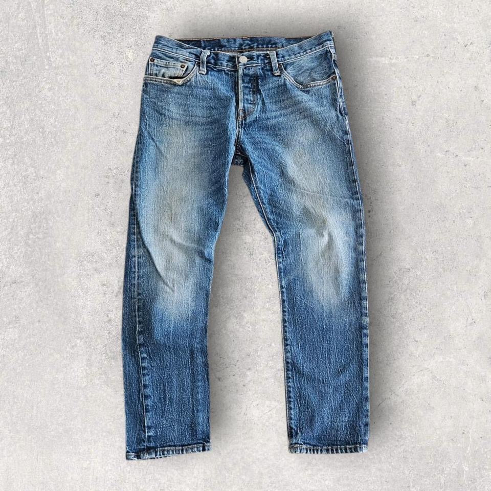 Levi's 501 Navy Jeans W27 L32 – Vintage Second Hand Denim Pants