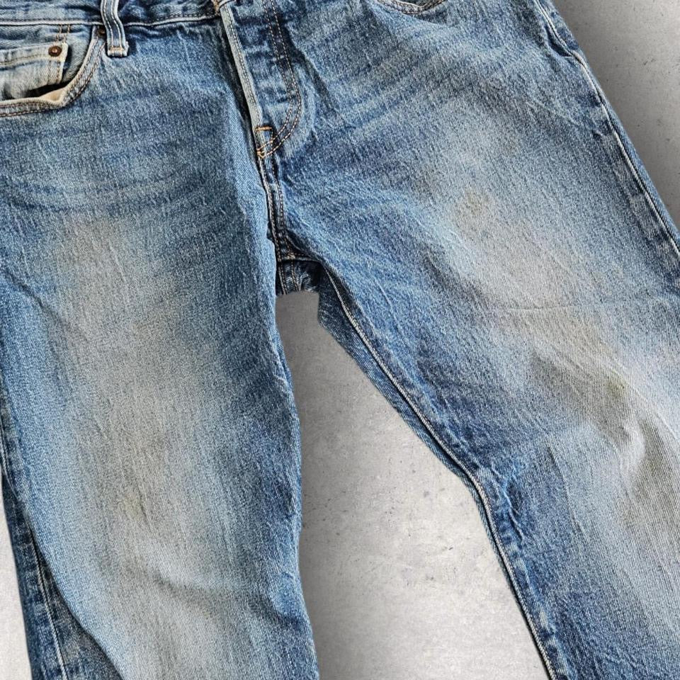 Levi's 501 Navy Jeans W27 L32 – Vintage Second Hand Denim Pants