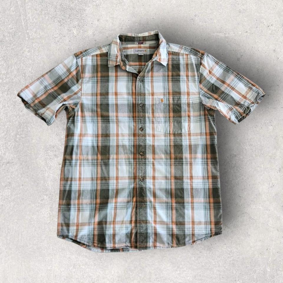 Carhartt green/Orange Polo shirt - LcarharttCarhartt green/Orange Polo shirt - L