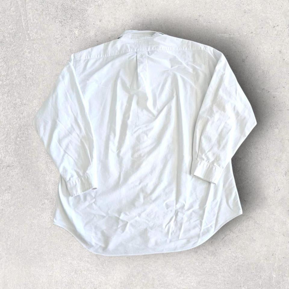 Polo Ralph Lauren White Polo Shirt - XXLLizard Vintage ClothesShirts