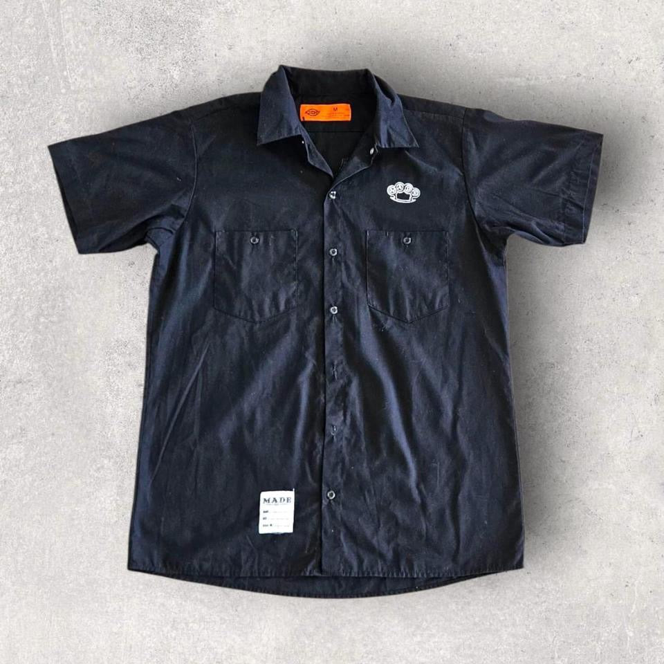 Dickies Made Black Polo Shirt - MLizard Vintage ClothesShirts