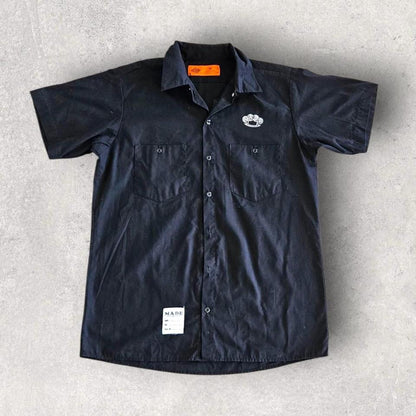 Dickies Made Black Polo Shirt - MLizard Vintage ClothesShirts