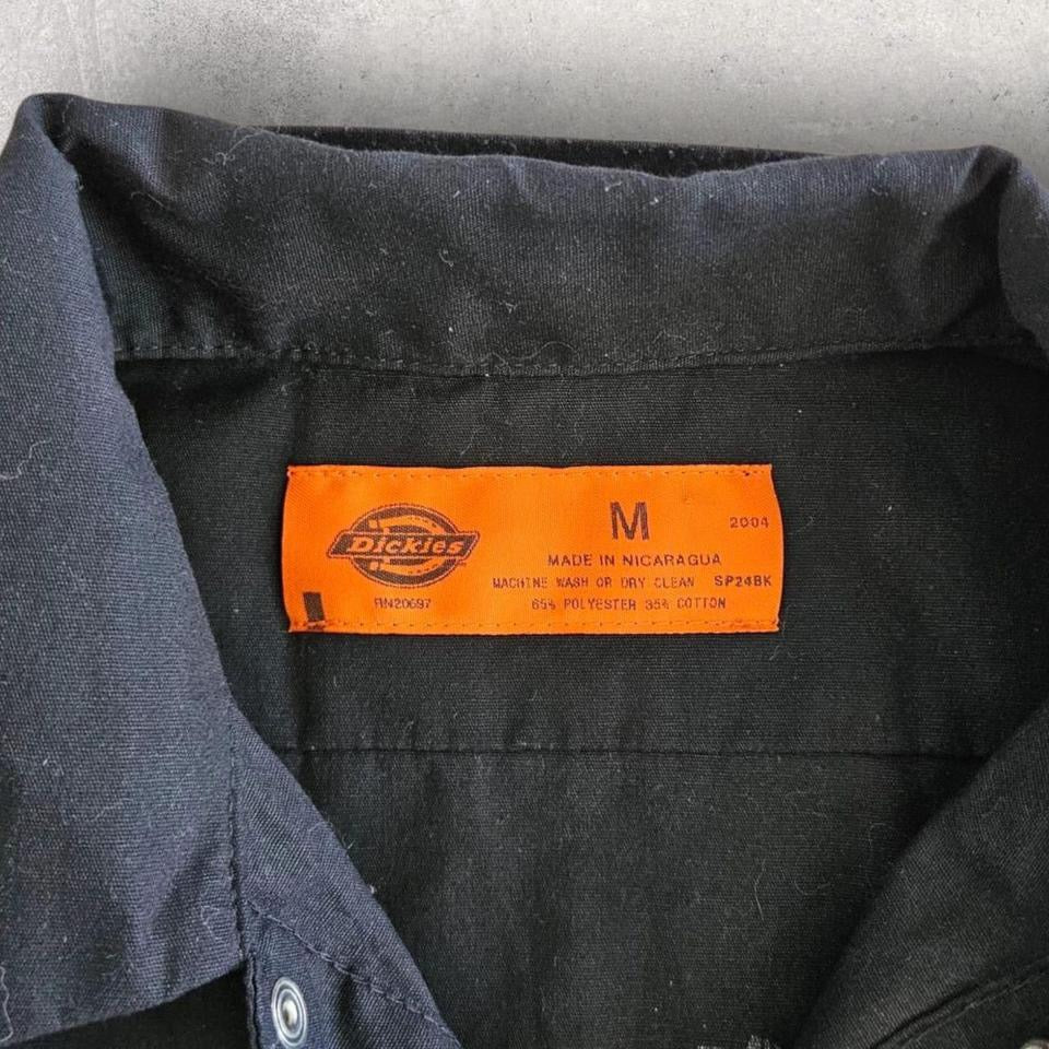 Dickies Made Black Polo Shirt - MLizard Vintage ClothesShirts