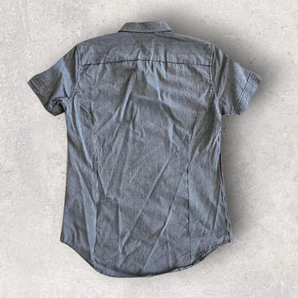 Diesel Black Stripes Polo Shirt - MLizard Vintage ClothesShirts
