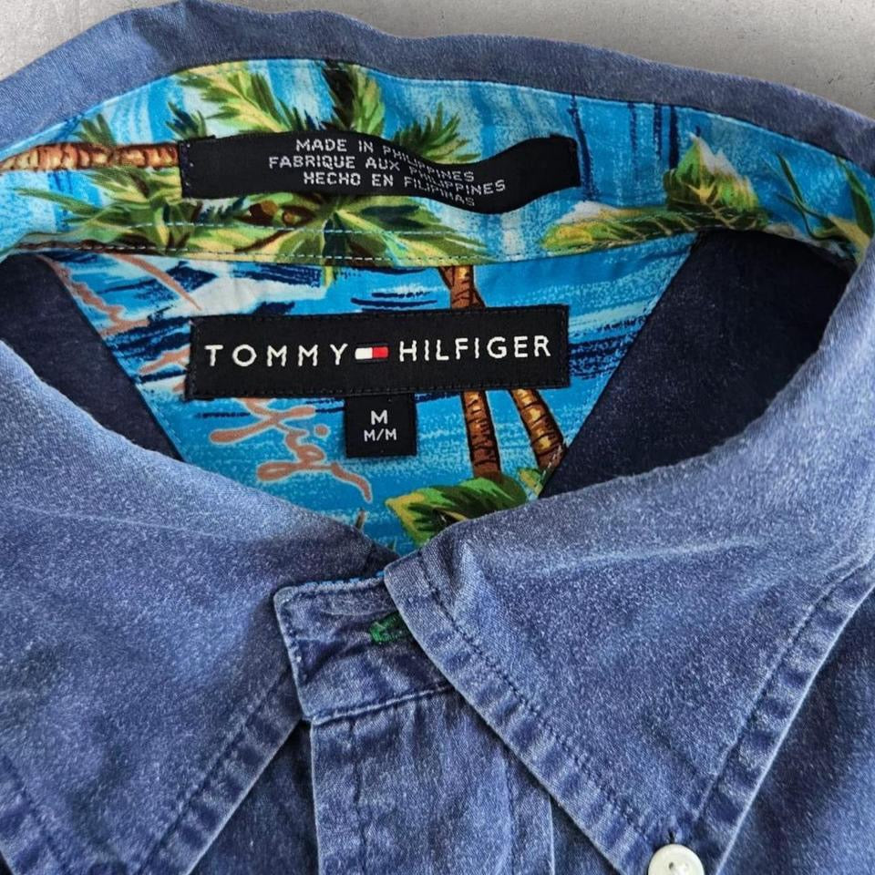 Tommy Hilfiger Navy Polo Shirt - XLLizard Vintage ClothesPolos