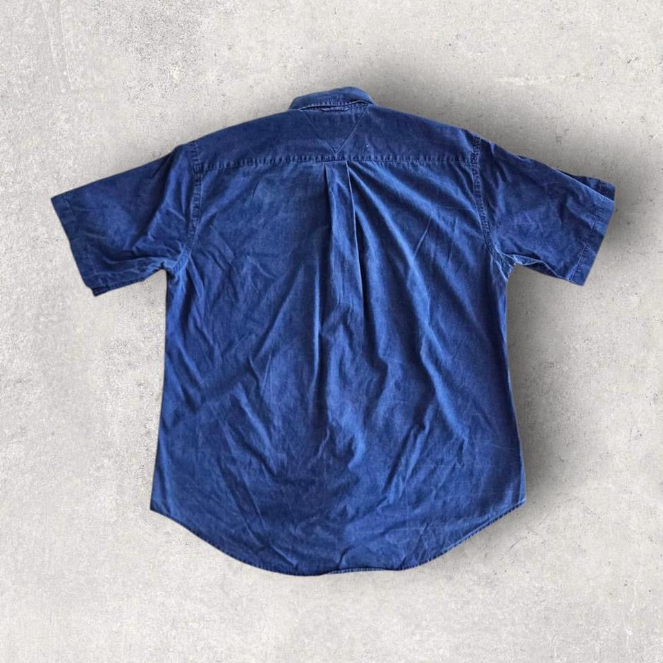 Tommy Hilfiger Navy Polo Shirt - XLLizard Vintage ClothesPolos