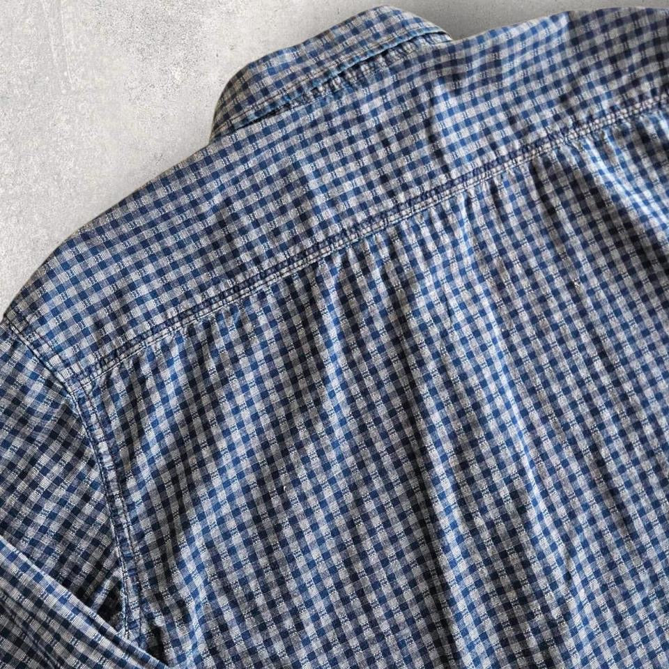 Polo Ralph Lauren Blue Square Shirt - SLizard Vintage ClothesShirts
