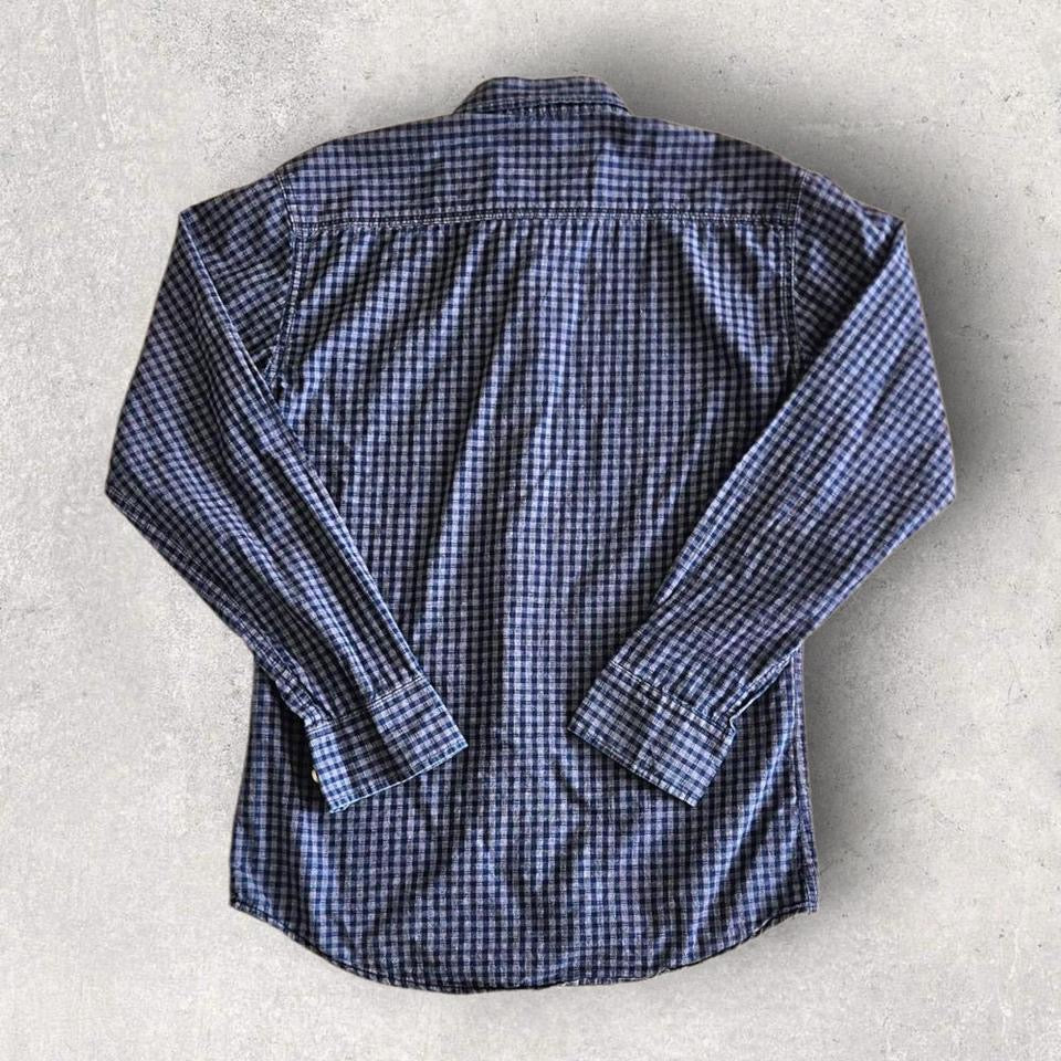 Polo Ralph Lauren Blue Square Shirt - SLizard Vintage ClothesShirts
