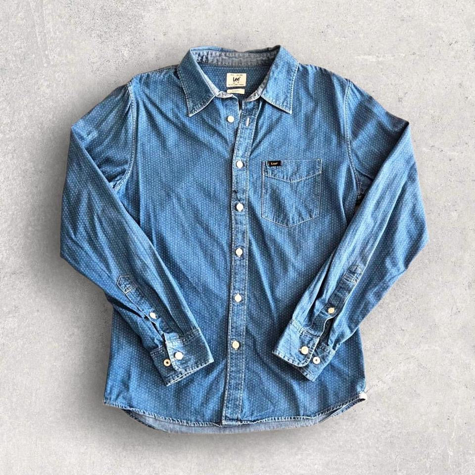 Y2K Lee Blue Polo Shirt - SShirtsLee
