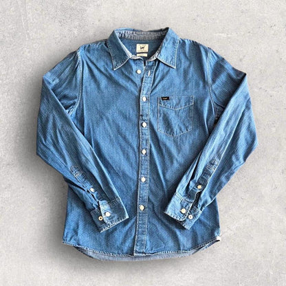 Y2K Lee Blue Polo Shirt - SShirtsLee