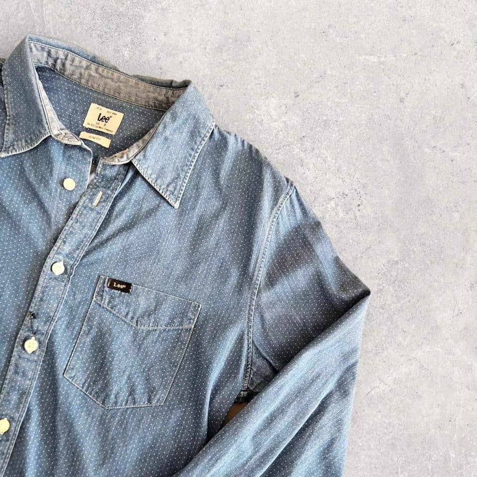 Y2K Lee Blue Polo Shirt - SShirtsLee