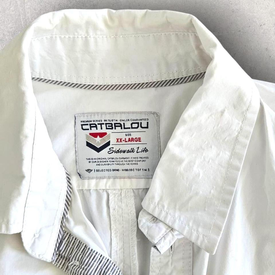 Fits Man’s L - BoxyChest - 64cmLength - 74cmHas a small stain dot on the front 9/10 overall condition