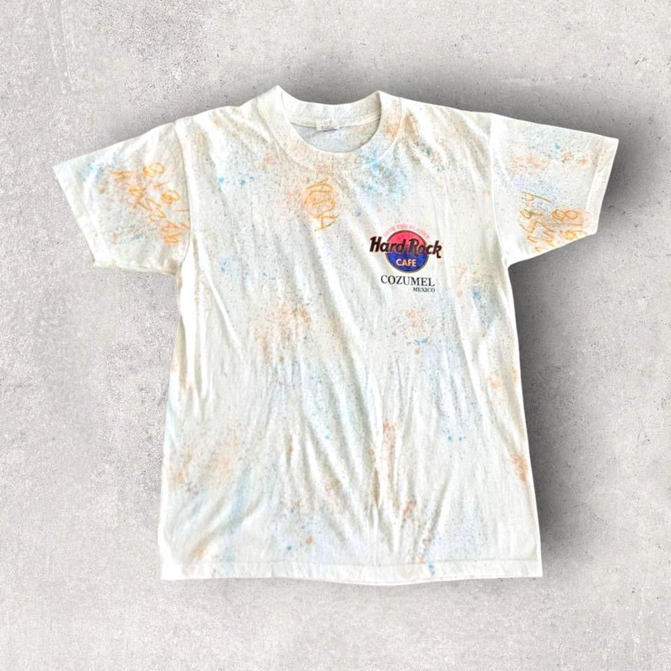 Vintage HardRock Cafe Tie Die Tee - MT-ShirtsLizard Vintage Clothes