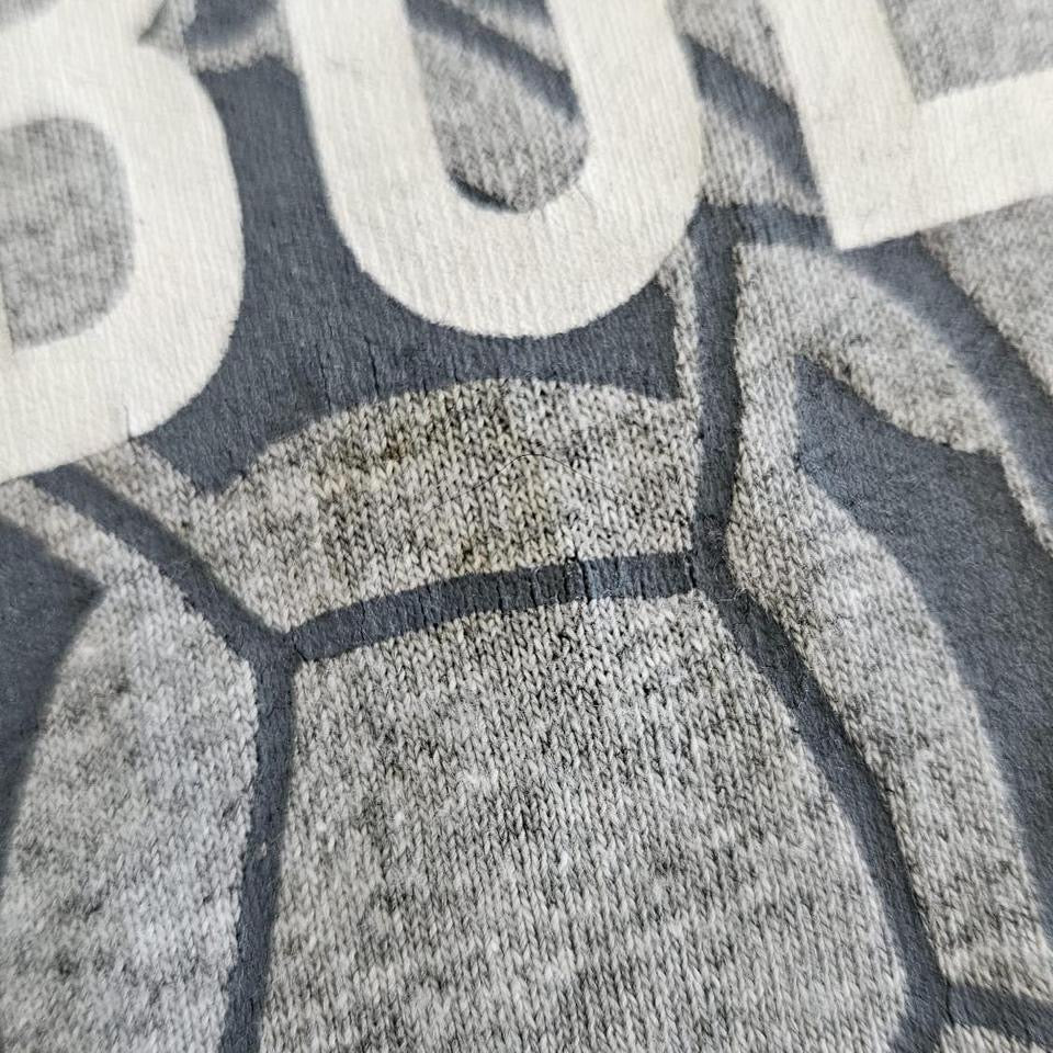 Gildan Grey Football T-shirt - LLizard Vintage ClothesT-Shirts