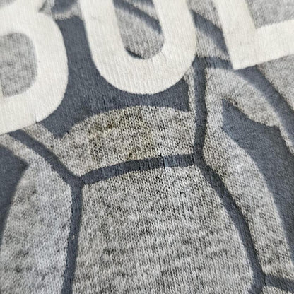 Gildan Grey Football T-shirt - LLizard Vintage ClothesT-Shirts