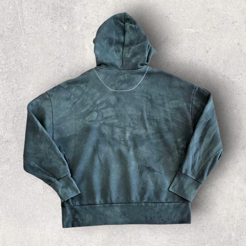 Adidas Green Tie Die Hoodie - MLizard Vintage ClothesHoodies