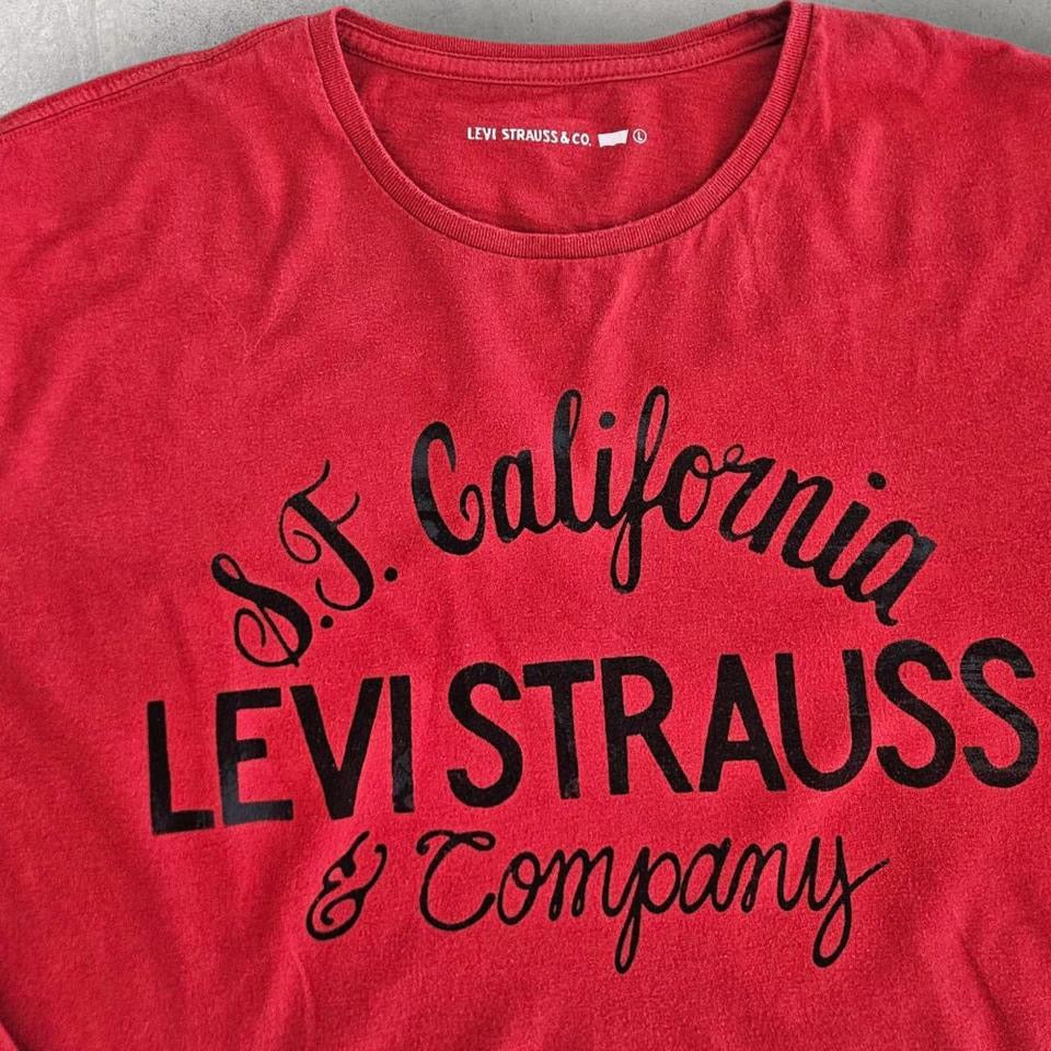 Levi’s Red Long Sleeve T-shirt - MLizard Vintage ClothesUncategorized