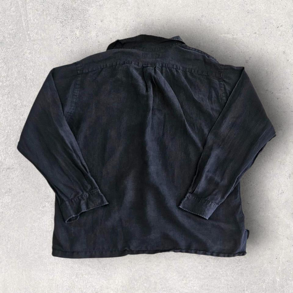 Polo Ralph Lauren Black Shirt - LShirtsLizard Vintage Clothes