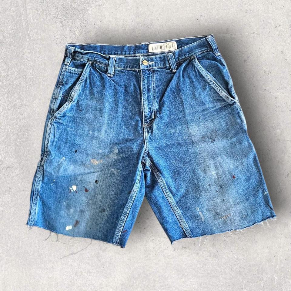 Carhartt Short Carpenters Jeans - W34Denim ShortsLizard Vintage Clothes