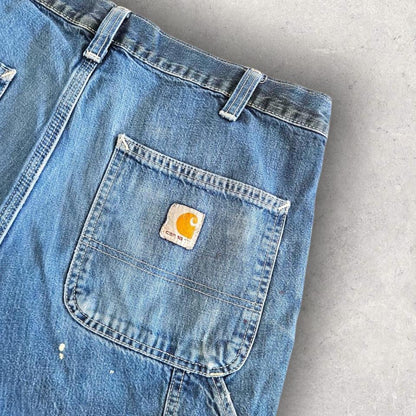 Carhartt Short Carpenters Jeans - W34Denim ShortsLizard Vintage Clothes