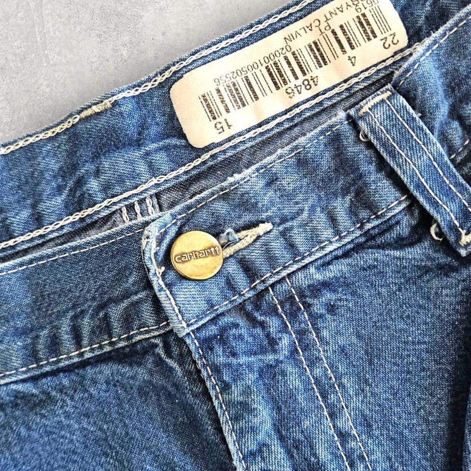 Carhartt Short Carpenters Jeans - W34Denim ShortsLizard Vintage Clothes