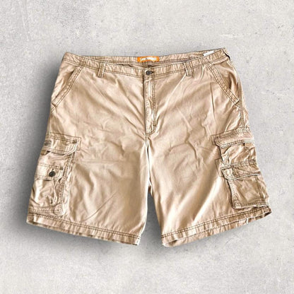 Vintage Lee Camel Brown Cargo Shorts - W48Cargo ShortsLizard Vintage Clothes