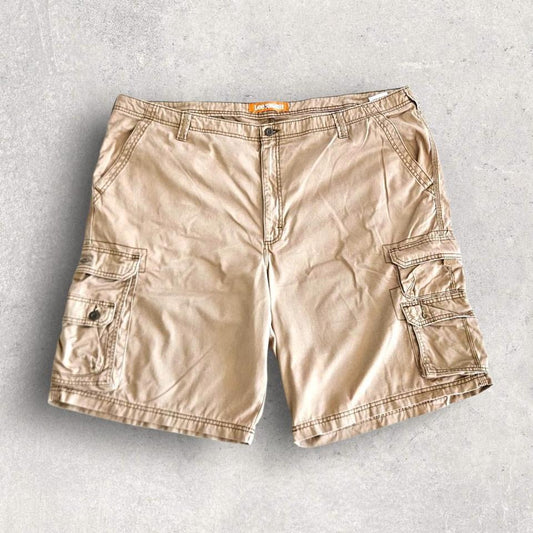 Vintage Lee Camel Brown Cargo Shorts - W48Cargo ShortsLizard Vintage Clothes
