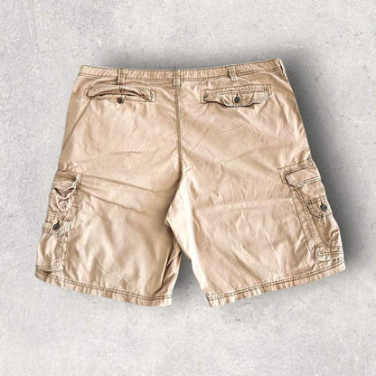 Vintage Lee Camel Brown Cargo Shorts - W48Cargo ShortsLizard Vintage Clothes