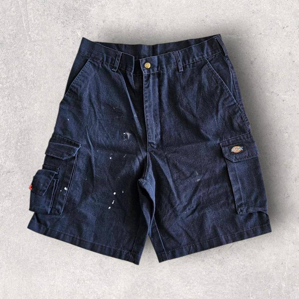 Dickies Navy Cargo shorts - W32Lizard Vintage ClothesCargo Shorts