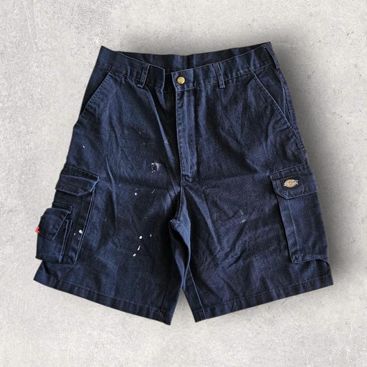 Dickies Navy Cargo shorts - W32Lizard Vintage ClothesCargo Shorts