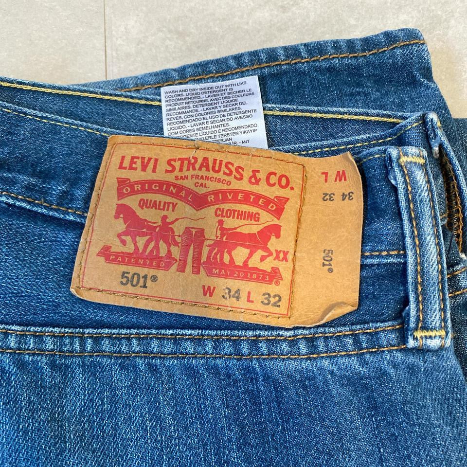Levis 501 blue Jeans - 34x32JeansLizard Vintage Clothes