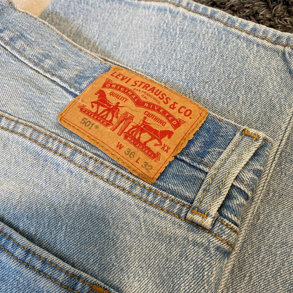 Levi’s 501 Light Blue Jeans - 36x32JeansLizard Vintage Clothes