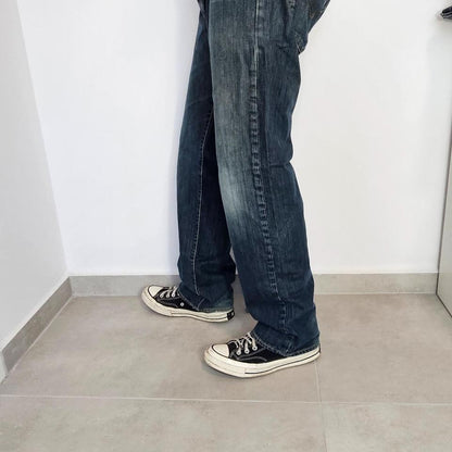 Levis navy jeans - 36x32JeansLizard Vintage Clothes