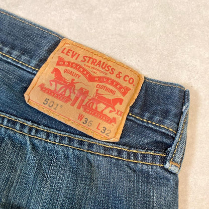 Levis navy jeans - 36x32JeansLizard Vintage Clothes